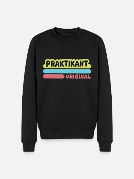 Intern as first name - Men's Premium Organic Jumper - black