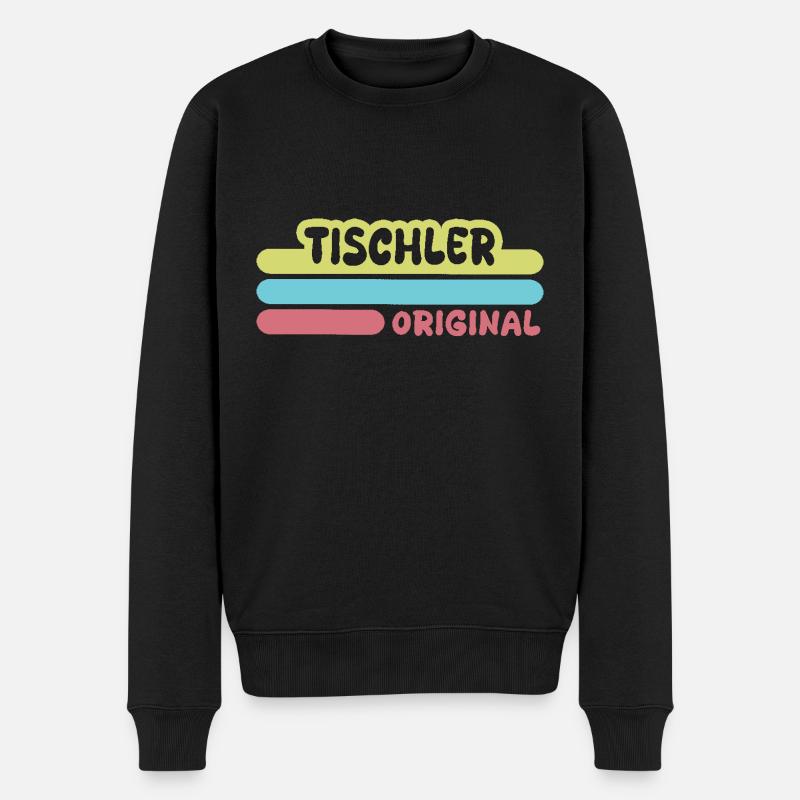 Geschenk für Tischler - Männer Premium Bio Pullover - Schwarz