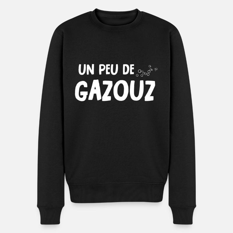 un peu de gazouz - Pull Premium bio Homme - noir