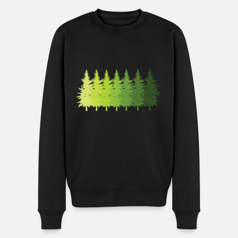 Trees Forest - Pull Premium bio Homme - noir