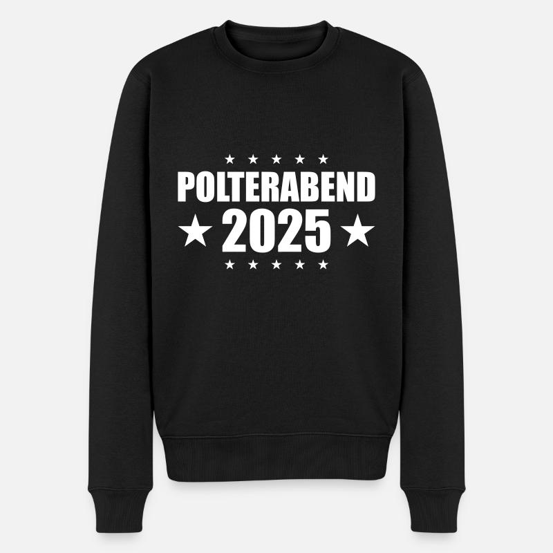 Polterabend 2025 - Männer Premium Bio Pullover - Schwarz