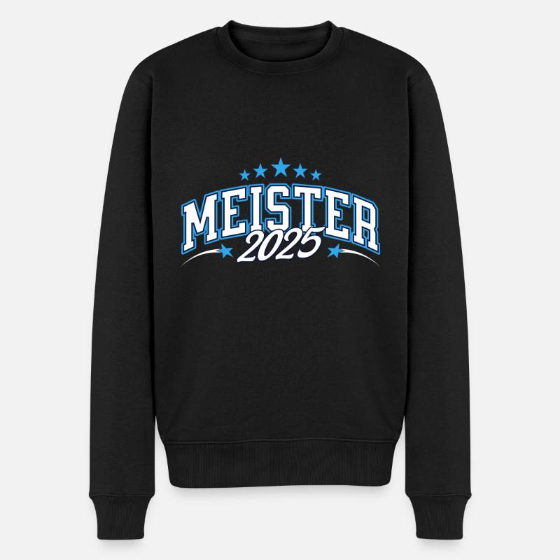 Meister 2025 - Männer Premium Bio Pullover - Schwarz