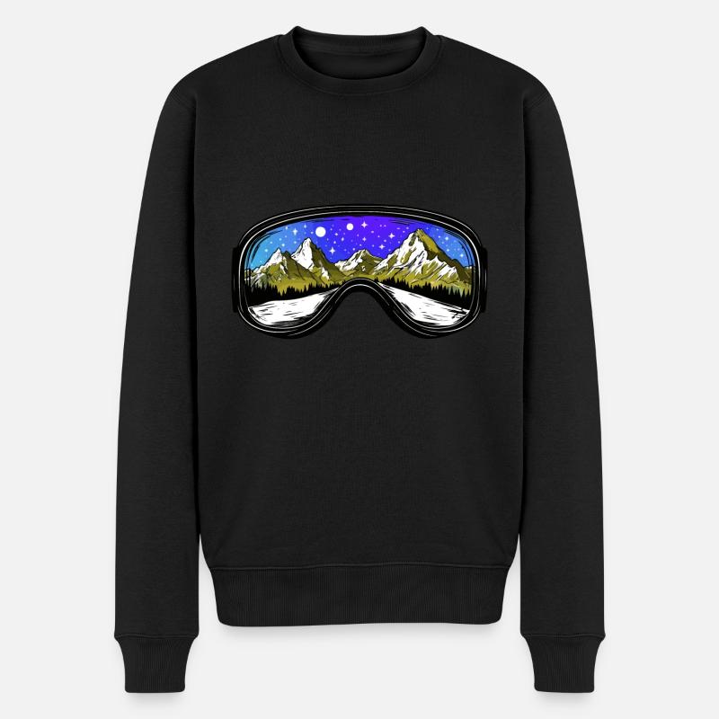 Lunettes de ski Mountains Icon - Pull Premium bio Homme - noir
