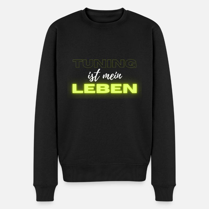 Tuning ist mein Leben - Männer Premium Bio Pullover - Schwarz