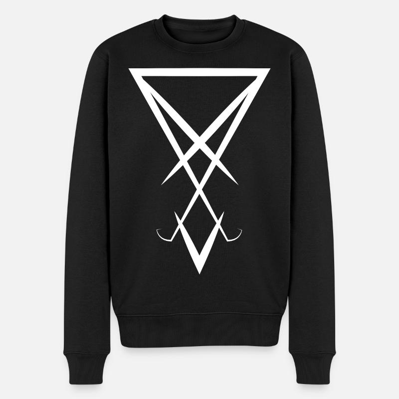 Symbole Lucifer - Pull Premium bio Homme - noir