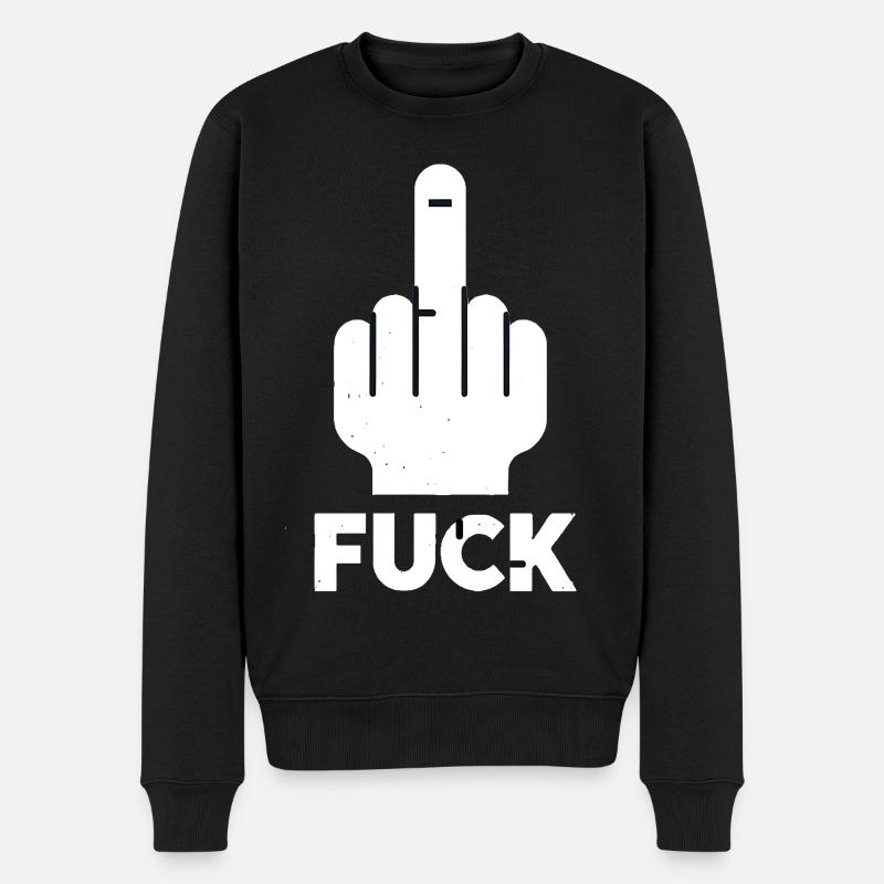Vibrations du majeur - Pull Premium bio Homme - noir
