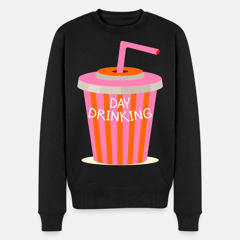 Boissons de jour - Pull Premium bio Homme - noir
