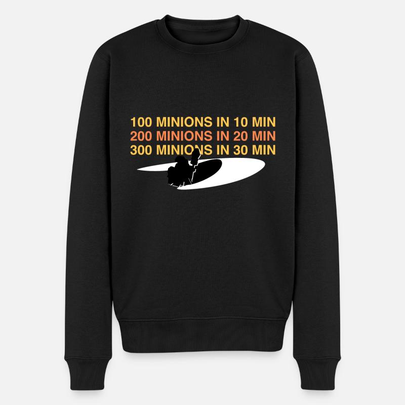 100 sbires en 10 min - Pull Premium bio Homme - noir