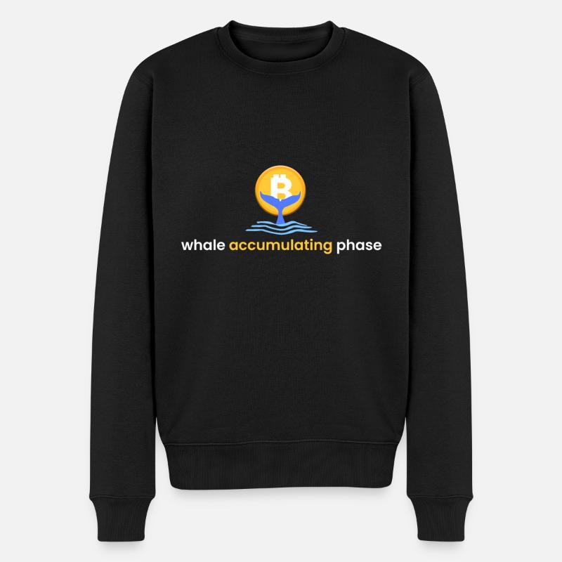 Phase de congestion des baleines - Pull Premium bio Homme - noir
