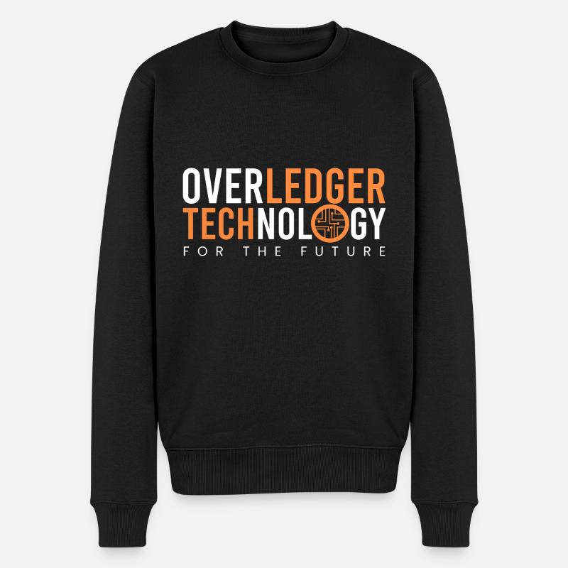 Technologie Overledger - Pull Premium bio Homme - noir