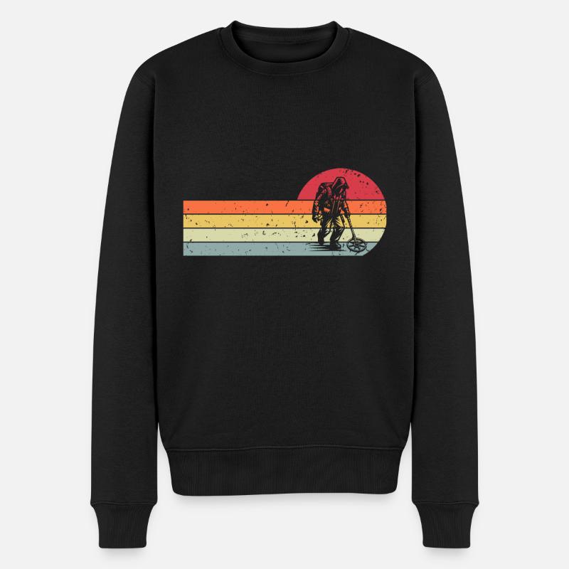 Sondeln Metalldetektor - Männer Premium Bio Pullover - Schwarz