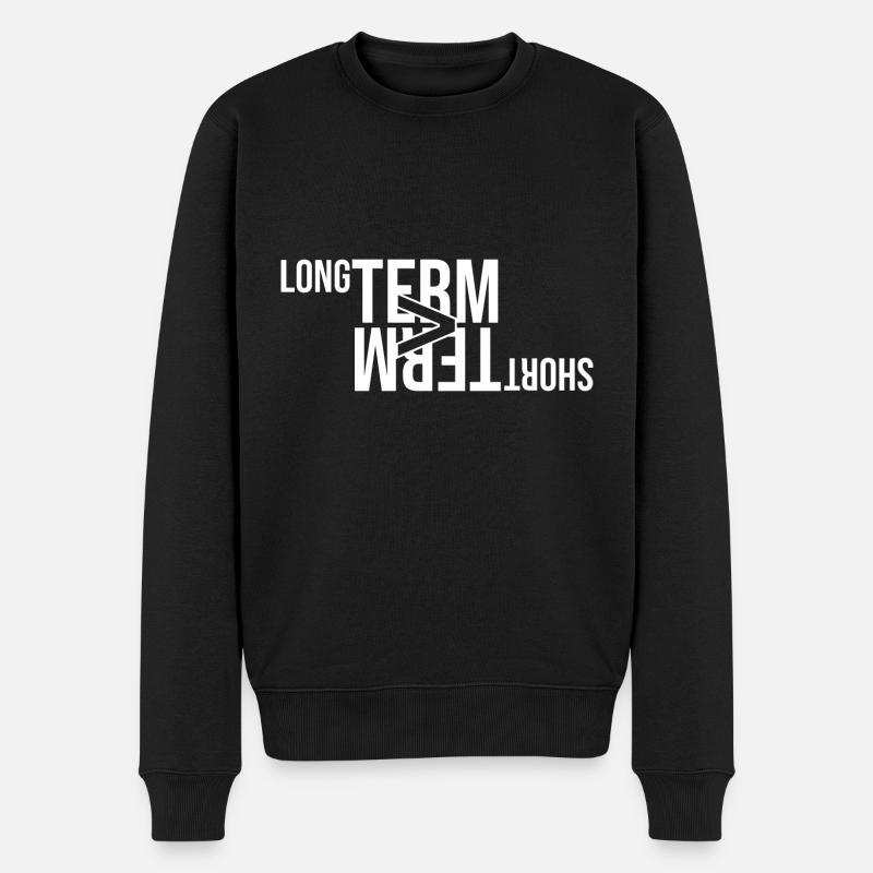 > à long terme - Pull Premium bio Homme - noir