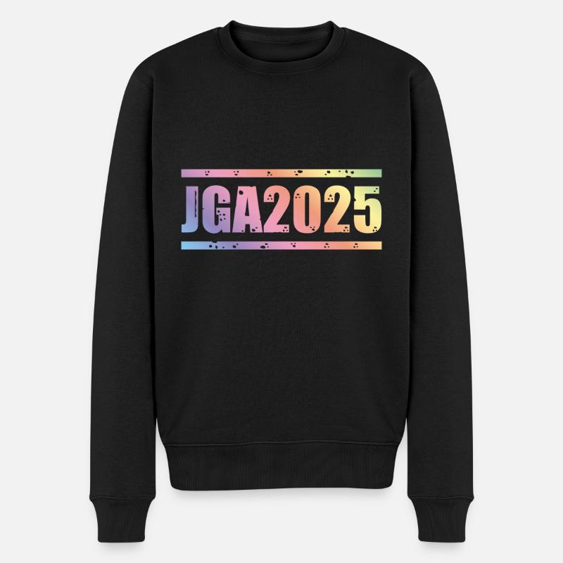 Jga 2025 Junggesellenabschied - Männer Premium Bio Pullover - Schwarz