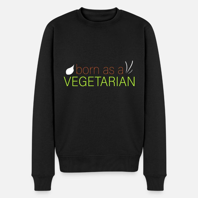 né végétarien - Pull Premium bio Homme - noir