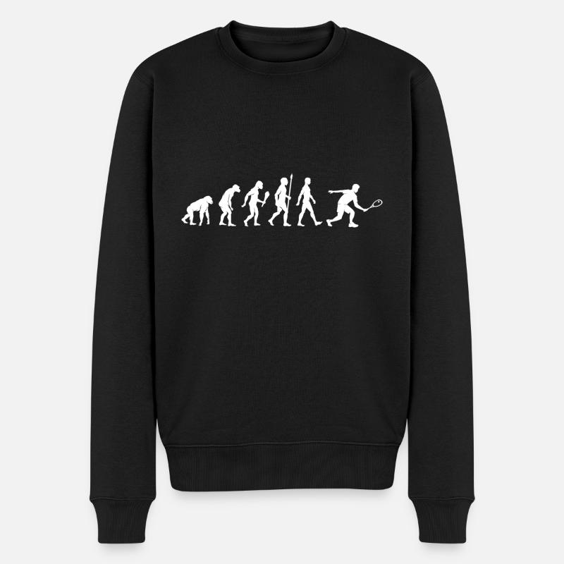 Squash Evolution Squash Squash Joueur Idée cadeau - Pull Premium bio Homme - noir