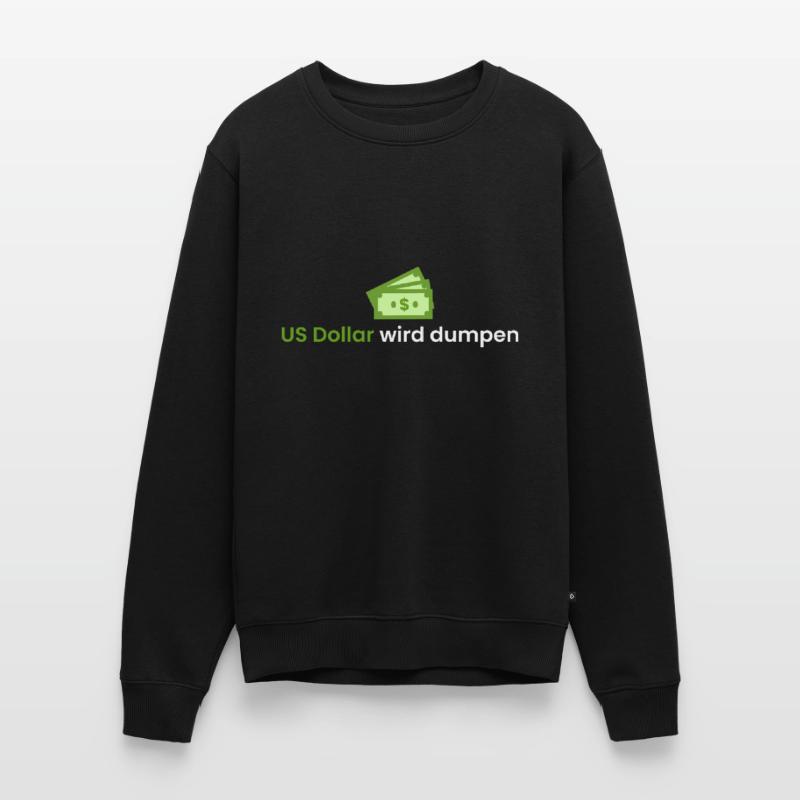 US Dollar wird dumpen Männer Premium Bio Pullover