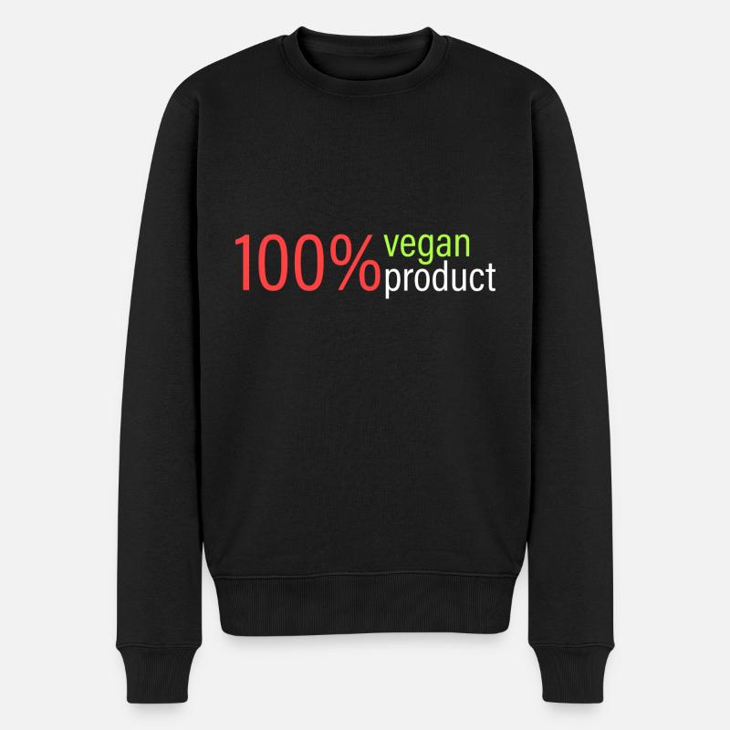 Produit 100% végétalien - Pull Premium bio Homme - noir