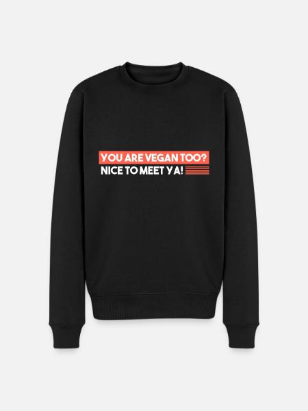 Êtes-vous aussi végétalien? - Pull Premium bio Homme - noir