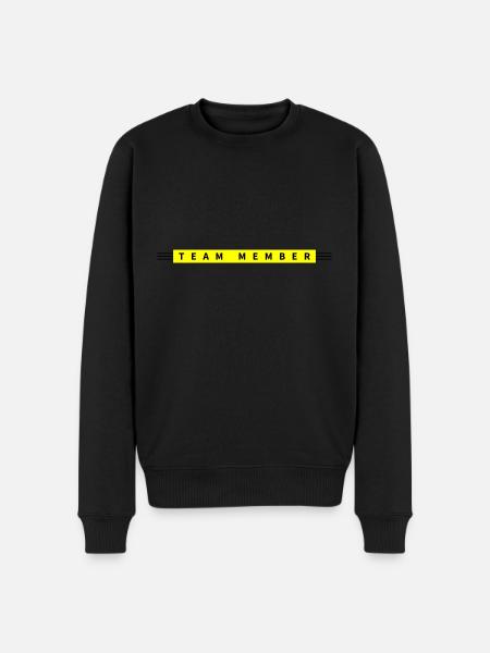 Team Member Icon - Men's Premium Organic Jumper - black