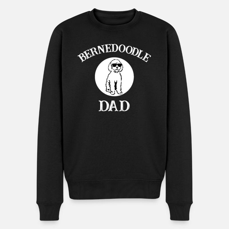 Bernedoodle - Pull Premium bio Homme - noir