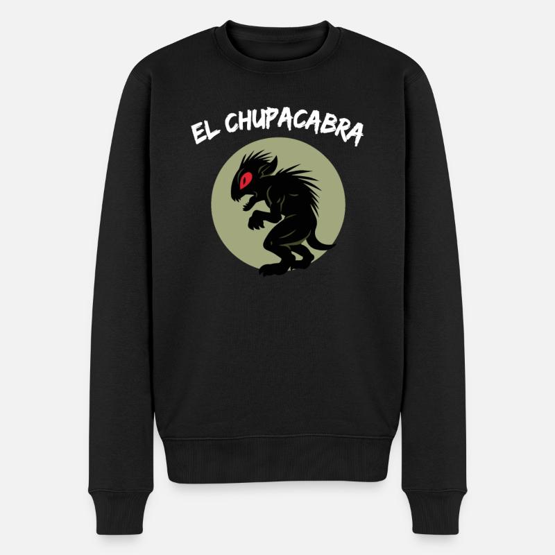 El Chupacabra - Pull Premium bio Homme - noir