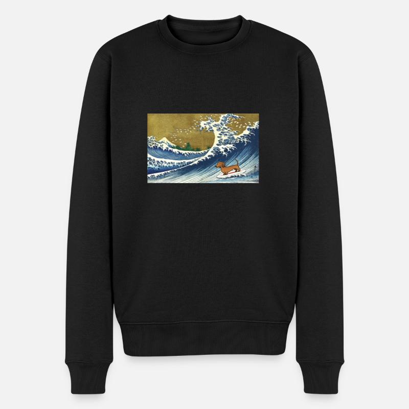 Teckel - Pull Premium bio Homme - noir