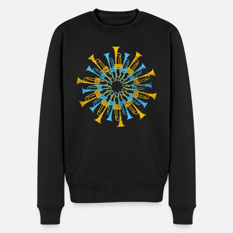 Trompette - Pull Premium bio Homme - noir