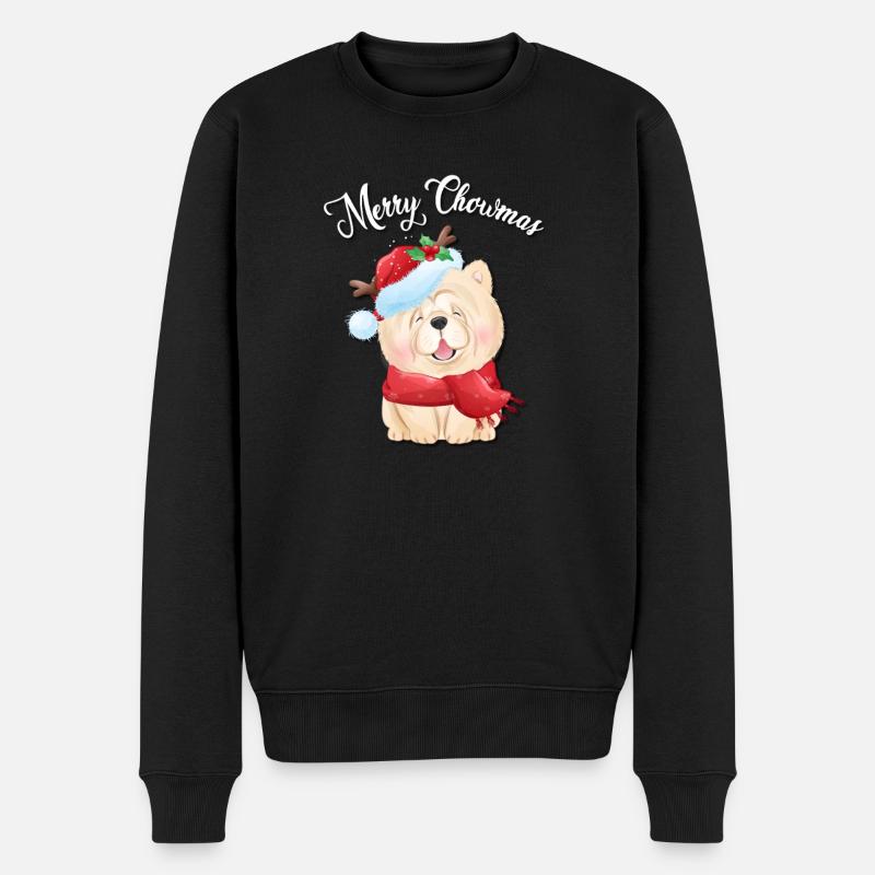 Chow Chow - Pull Premium bio Homme - noir