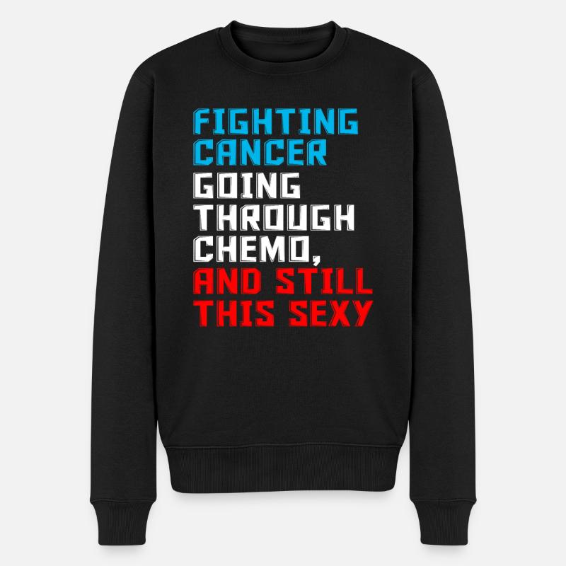 Chemo Motivation - Männer Premium Bio Pullover - Schwarz