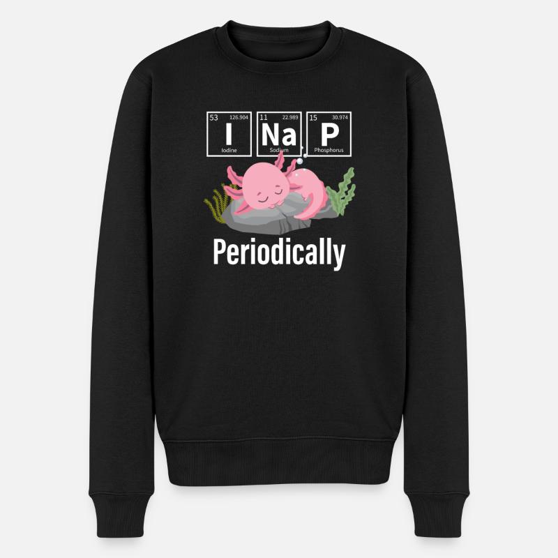 Axolotl - Pull Premium bio Homme - noir