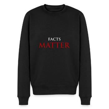 Journalist Journalismus Nachrichten Fakten - Männer Premium Bio Pullover - Schwarz - Vorne - Nico (187cm)