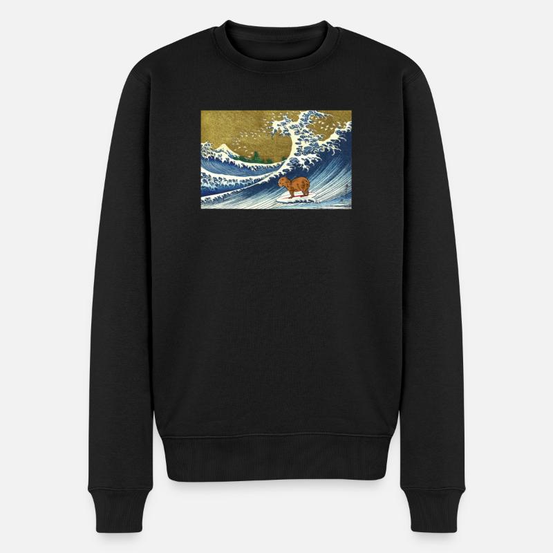 Capybara - Pull Premium bio Homme - noir