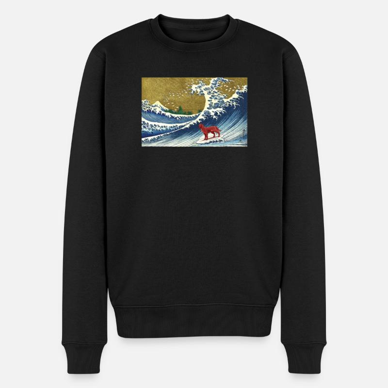 Setter irlandais - Pull Premium bio Homme - noir