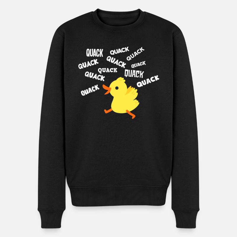 Charlatan au canard - Pull Premium bio Homme - noir