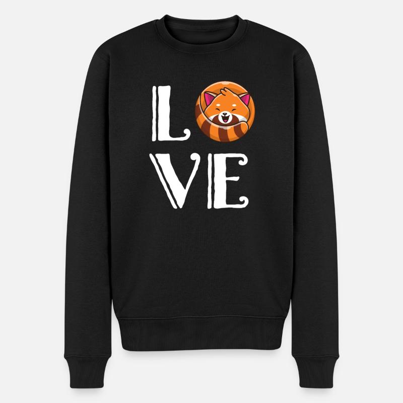 Petit panda - Pull Premium bio Homme - noir