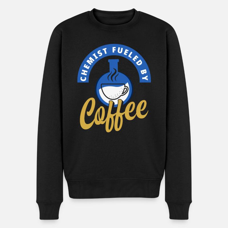 Laboratoire de chimie Café - Pull Premium bio Homme - noir