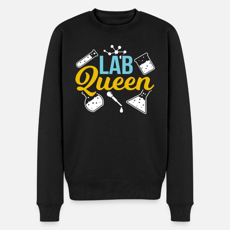Laboratoire reine technicien de laboratoire scientifique de laboratoire - Pull Premium bio Homme - noir