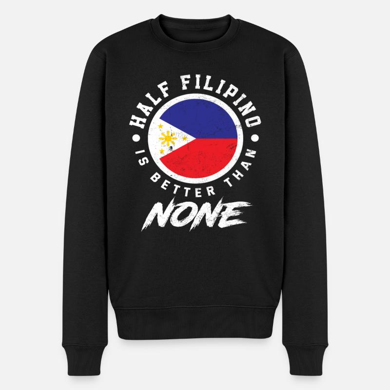 Philippines Origine Semi-Filipino Filipina - Pull Premium bio Homme - noir