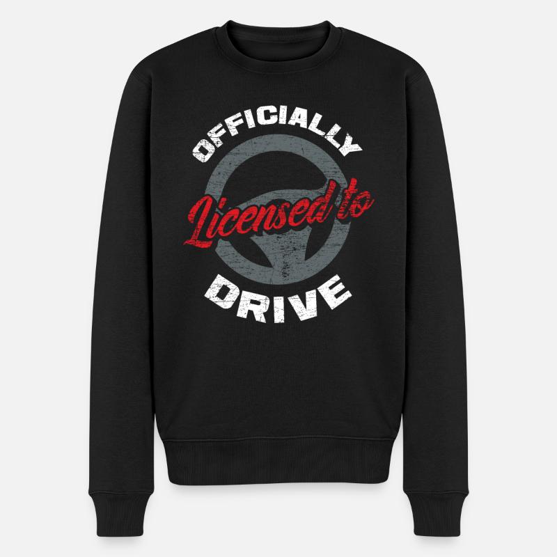 Permis de conduire passé - Pull Premium bio Homme - noir