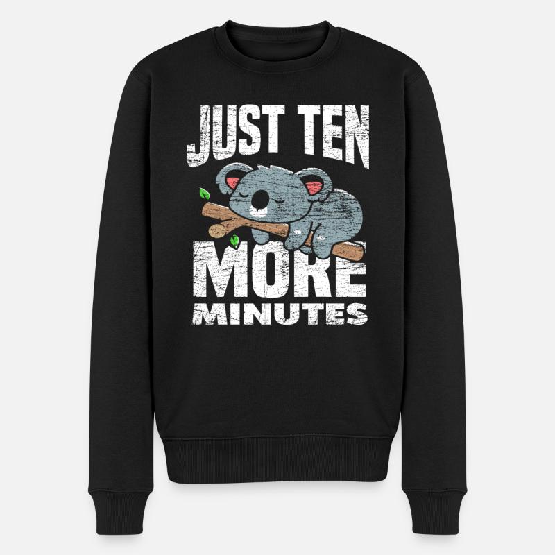 Koala sommeil - Pull Premium bio Homme - noir