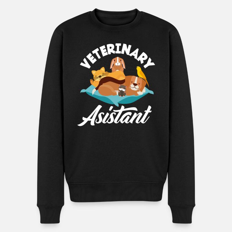 Animaux Médecine Cadeau - Pull Premium bio Homme - noir