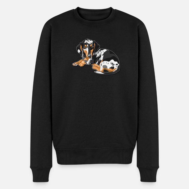 Teckel pomme - Pull Premium bio Homme - noir