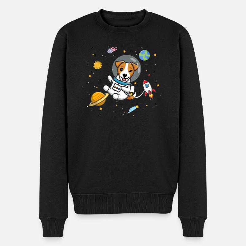 Jack Russell - Pull Premium bio Homme - noir