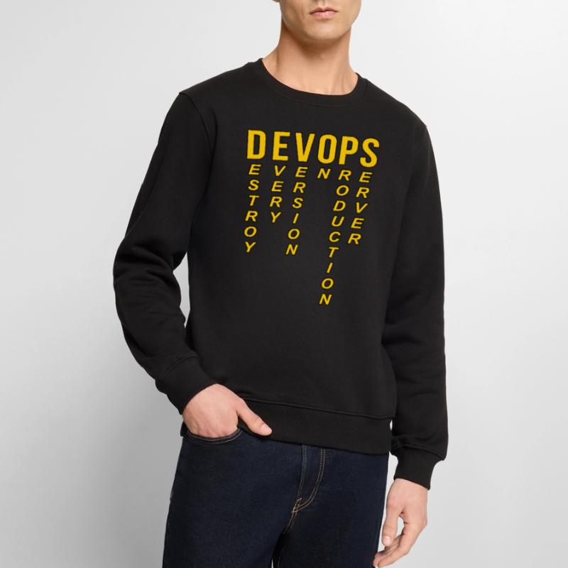 Devops Definition Technischer Computer Männer Premium Bio Pullover