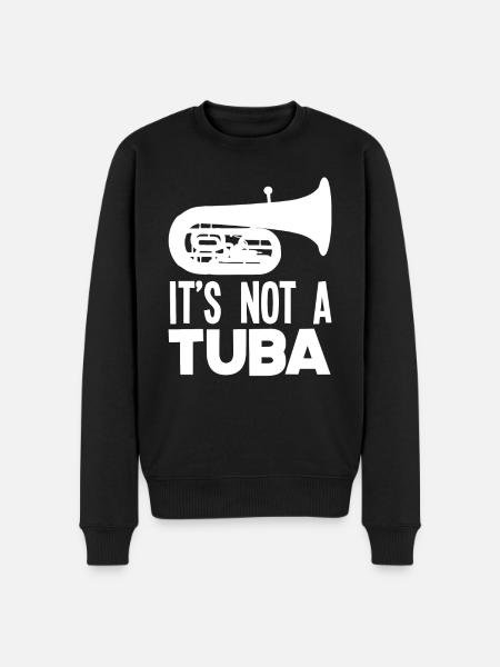 It Is Not Tuba Euphonium - Men's Premium Organic Jumper - black