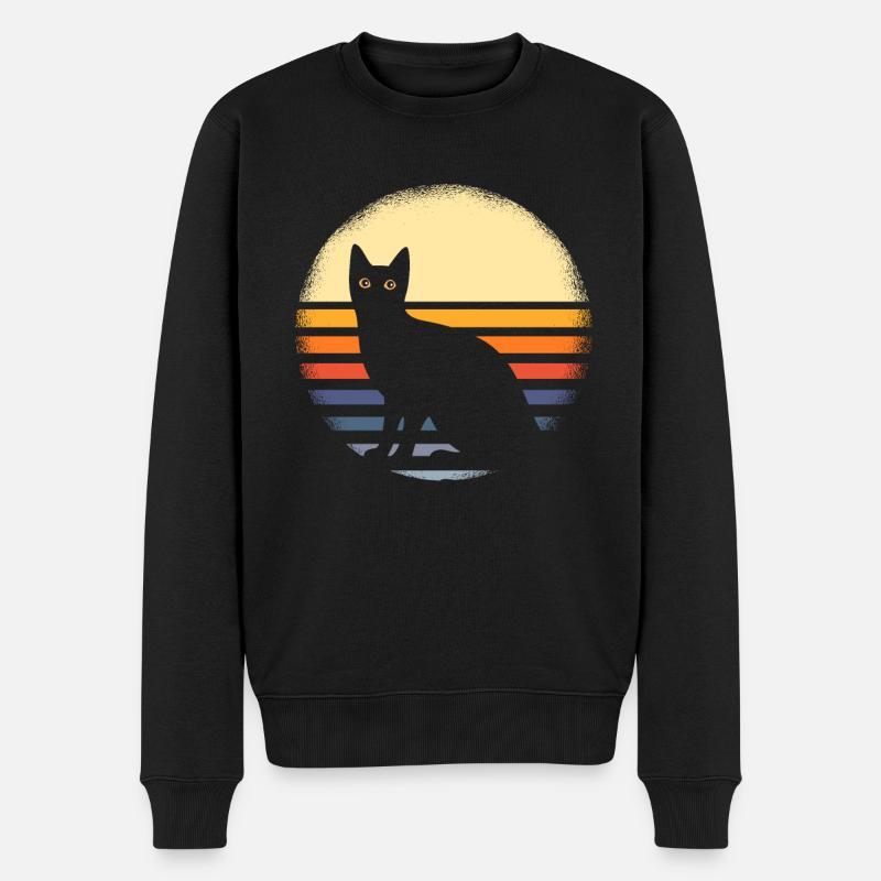 Chat - Pull Premium bio Homme - noir