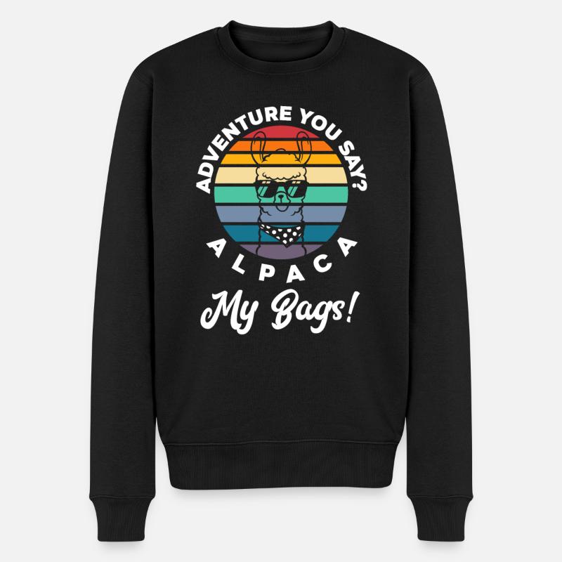 Alpaga - Pull Premium bio Homme - noir