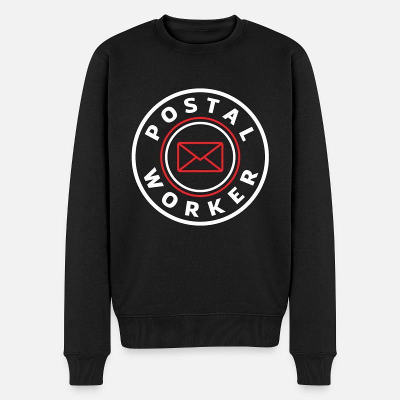 Agents postaux - Pull Premium bio Homme - noir