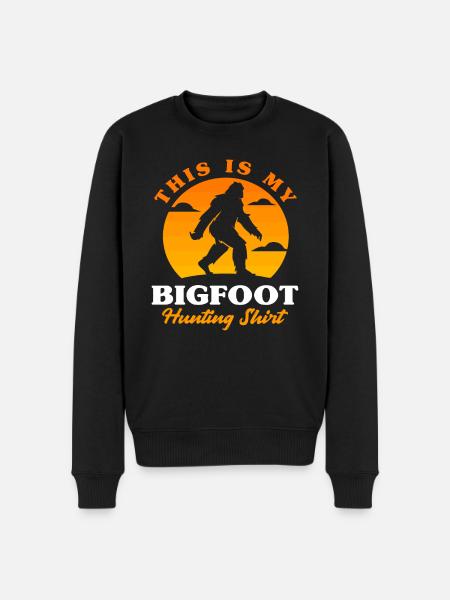 Bigfoot Hunter Shirt - Men's Premium Organic Jumper - black