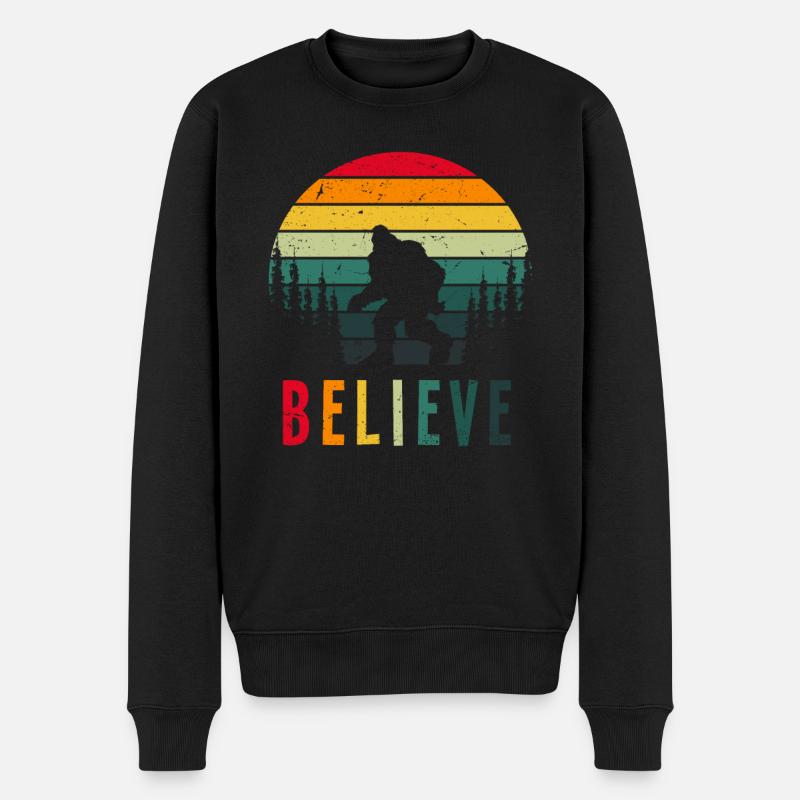 Rétro Foi Bigfoot - Pull Premium bio Homme - noir